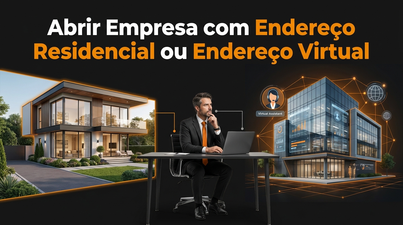 Abrir empresa endereço residencial ou virtual 2026
