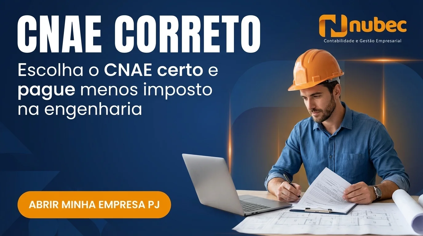 Nubec Contabilidade — CNAE Correto para Engenharia — Consulta Gratuita