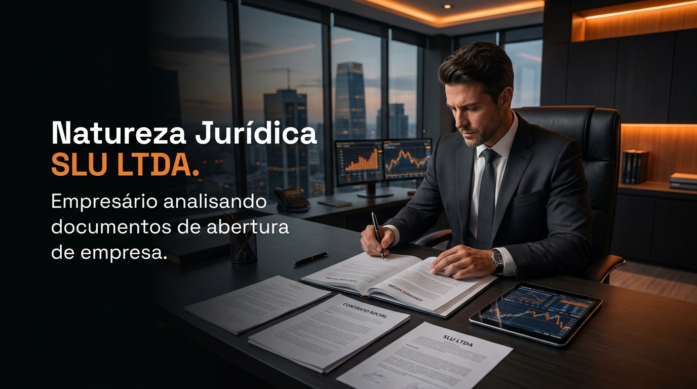 Natureza jurídica SLU LTDA empresário individual qual escolher 2026